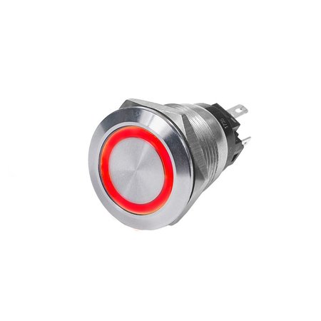 Blue Sea Systems Ss Push Button Switch 10A OffOn Red 4163
